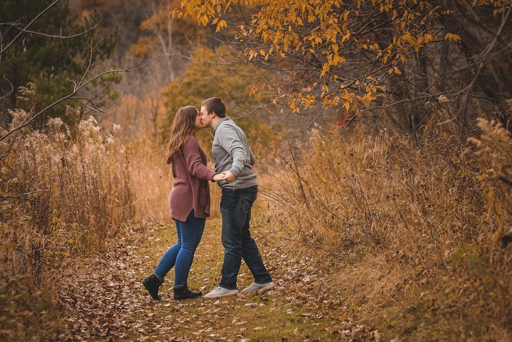 Adirondack Photography Engagement Photos In Minnesota.