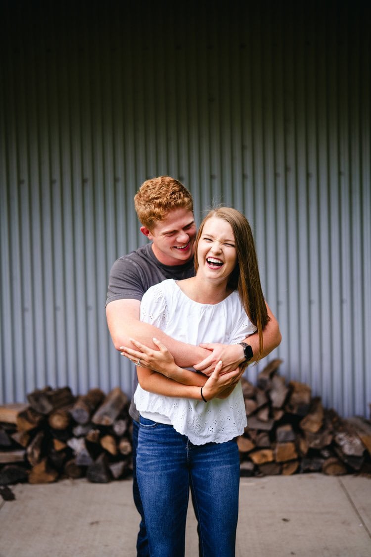 Adirondack Photography Engagement Photos At The Barn.